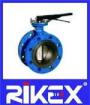 JIS 5K/10K double flanged type butterfly valve with Lock Lever Actuator